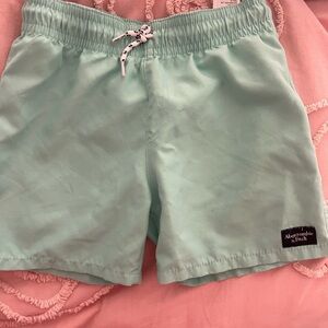 Abercrombie Kids Light Blue Swim Trunks